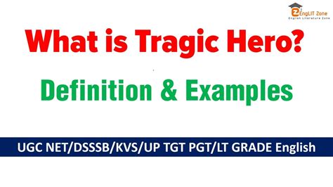 WHAT IS TRAGIC HERO? || TRAGIC HERO: DEFINITION AND EXAMPLES || TRAGIC ...