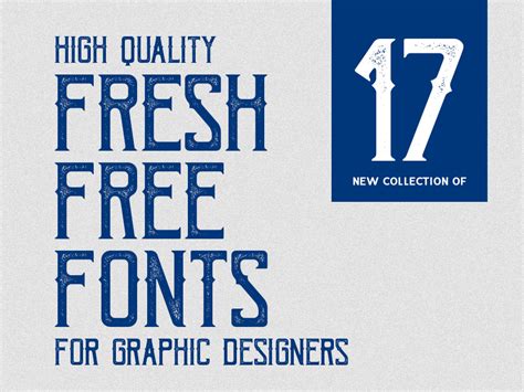 17 High Quality Fresh Free Fonts For Graphic Designers | Graphic Design ...