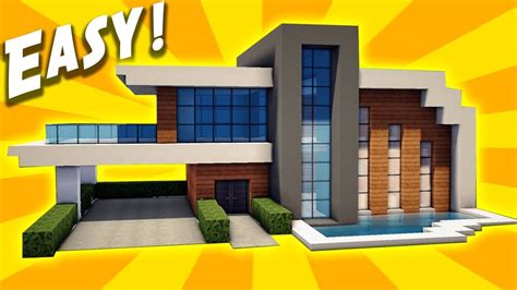 Minecraft Modern House Blueprints Easy - House Decor Concept Ideas