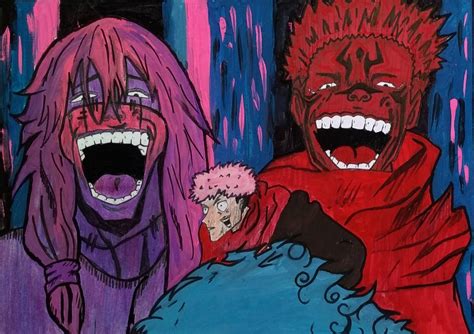 Mahito and Sukuna laugh from Jujutsu kaisen by ibadartisti on DeviantArt