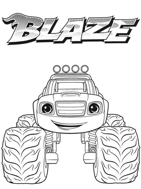 Blaze and the Monster Machines Coloring Pages - Best Coloring Pages For ...