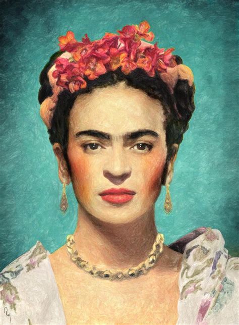 Frida Kahlo Painting - Frida Kahlo by Zapista | Kahlo paintings, Frida ...