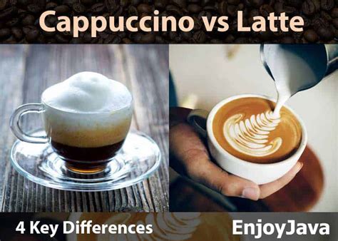 Cappuccino vs Latte: 4 Key Differences (Milk, Layers, Temp, Flavors ...