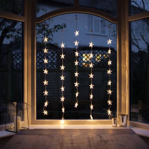 Star Window Curtain Light By Lights4fun | Indoor christmas lights ...