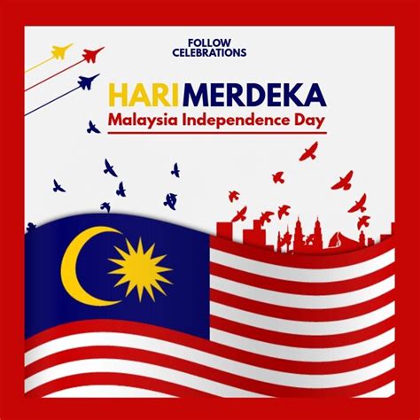 Hari Merdeka Malaysia Independence Template