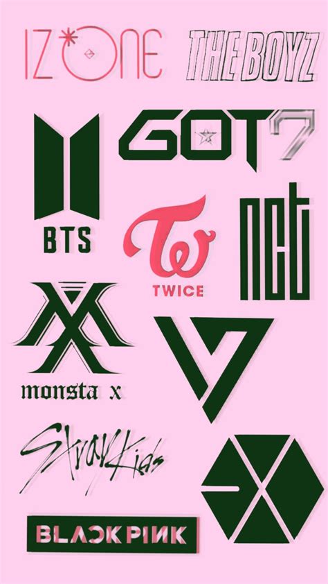 i stan many more kpop groups | Kpop logos, Multifandom kpop wallpaper ...