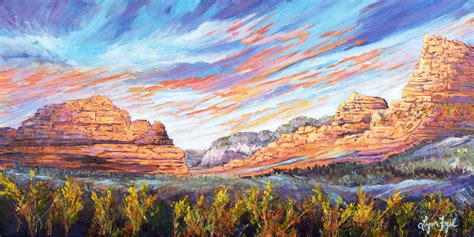 Sedona Painting Wall Art Printsedona Paintings in | Etsy