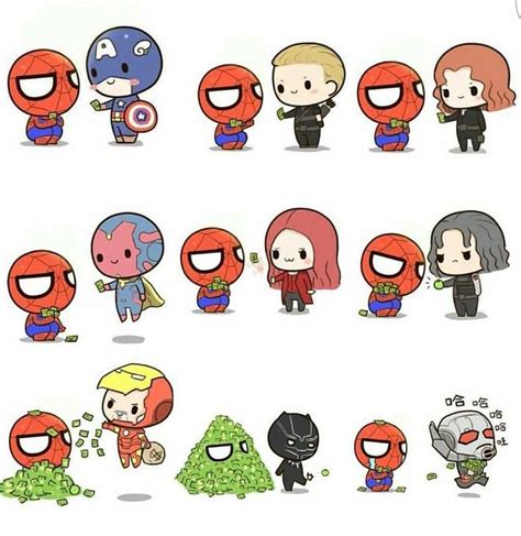 Marvel Kawaii Characters Wallpapers - Wallpaper Cave