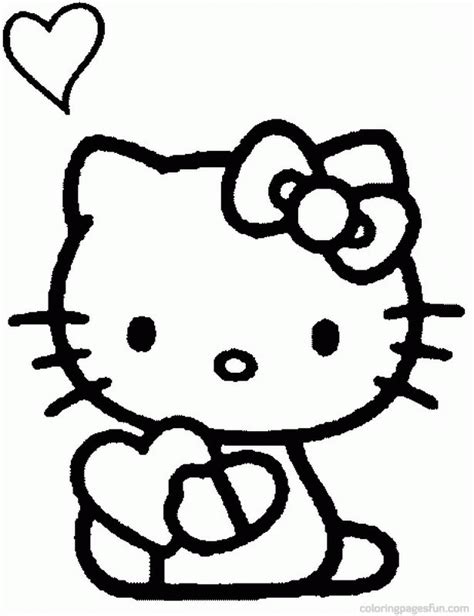 Free Printable Hello Kitty Coloring Pages - Coloring Home