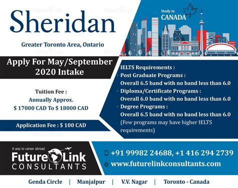 Apply for May / September 2020 Intake at Sheridan College (Greater ...