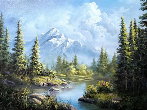 Learn to Paint a CLASSIC LANDSCAPE | Kevin hill paintings, Landscape ...