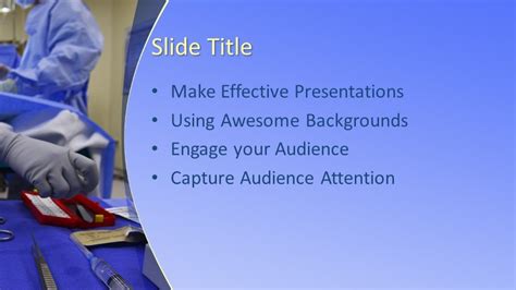 Free Surgery PowerPoint Template - Free PowerPoint Templates