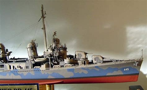 USS Fletcher DD-445, 1942 by Ed McDonald | Model ships, Military ...