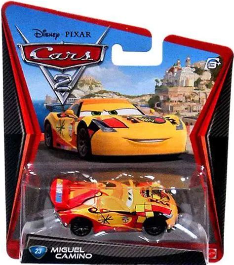 Disney Pixar Cars Cars 2 Main Series Miguel Camino 155 Diecast Car ...