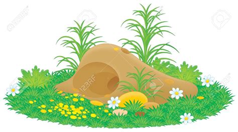 Rabbit Burrow Clipart