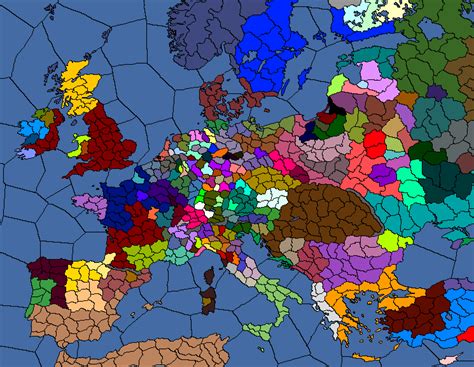 Province Map of Europe in 1204 : r/eu4