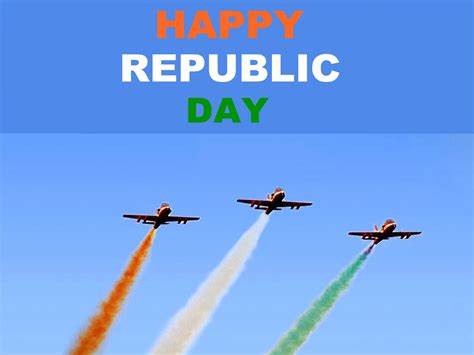 Happy Republic Day Air Show Tiranga Flag Pics Hd Wallpaper - Happy ...