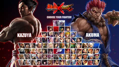 Tekken X Street Fighter - Character Select Screen by mieszko1012 on ...