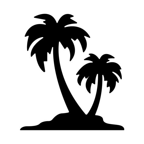 Palm Tree Silhouette Vector Art, Icons, and Graphics for Free Download