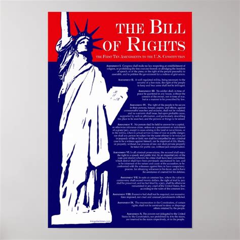 The Bill of Rights Poster | Zazzle.com