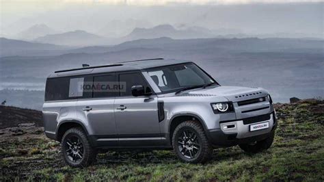 Upcoming Land Rover Defender 130 Rendered As Family Friendly Off-Roader