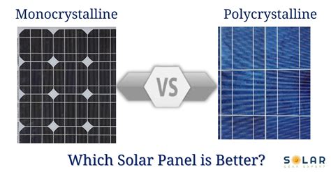 Monocrystalline vs. Polycrystalline Solar Panels : Which is Better & Why?