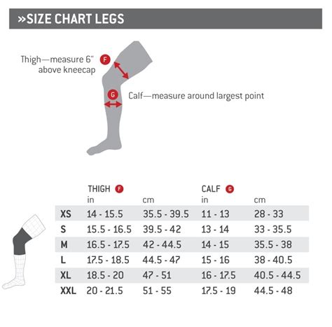 G-Form Rugged Knee Pads Size Chart | SkatePro