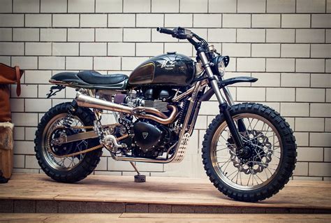 Triumph Scrambler by Kingstom Custom - RocketGarage - Cafe Racer Magazine