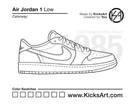 Air Jordan 1 Low Stencil | Air jordans, Sneakers illustration, Jordans