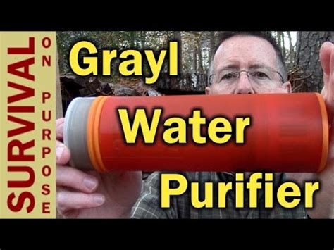 Grayl Water Filter Purifier Bottle - Clean Drinking Water Anywhere