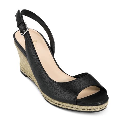 Cole Haan Adelaide Platform Wedge Sandals in Black | Lyst