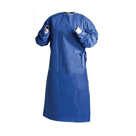 Disposable sterile reinforced surgical gown