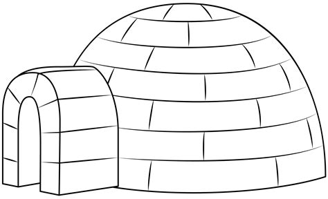 Igloo Printable Template | Free Printable Papercraft Templates