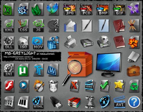 ModBlackmoon | Dark Gothic & Hi-Tech Desktop Icons and IconPackager Themes