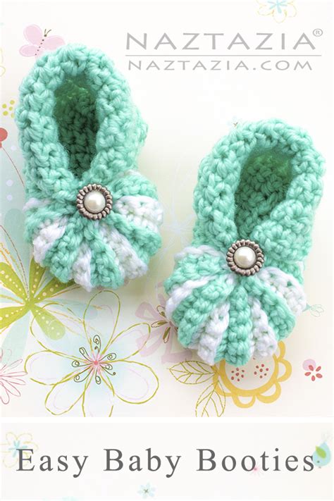 Crochet Baby Booties Easy - Amelia's Crochet