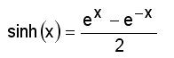 DPlot SINH function