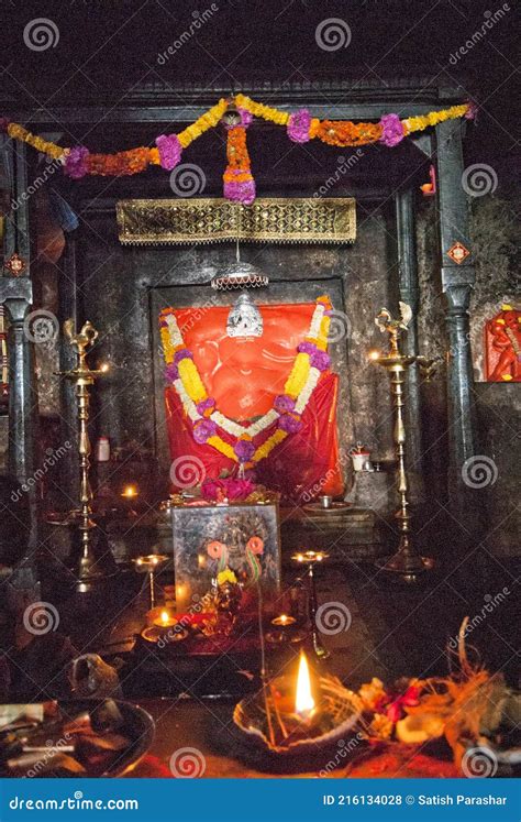 Idol of Lenyadri Ganesh One of Ashtavinayaka Group Near Junnar ...