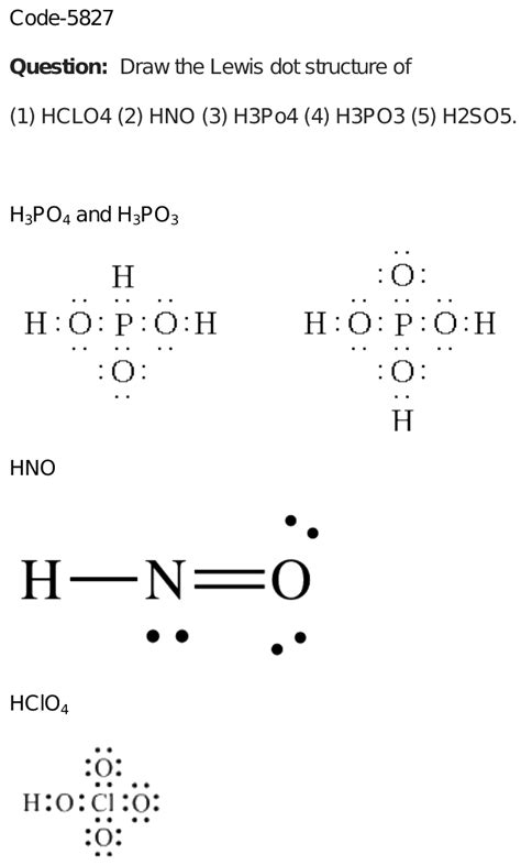 Hclo4 Lewis Structure