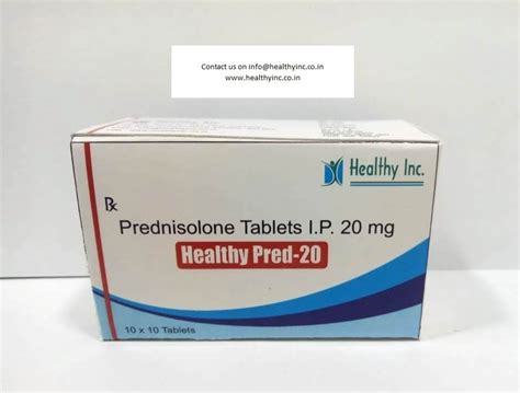 Healthy-Pred-20 Prednisolone Tablets IP , 20 Mg, Rs 14.60 /stripe | ID ...