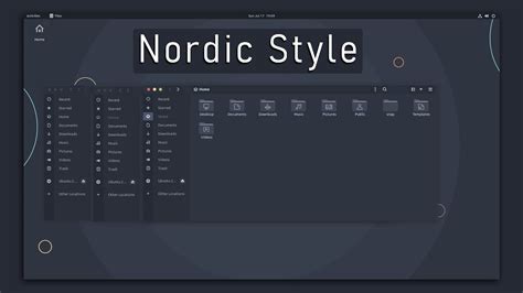 Nordic Theme - Make Gnome Look Better - Nord Theme - YouTube