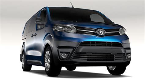 Toyota ProAce Van L3 2017 3D Model - FlatPyramid