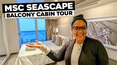 MSC Seascape Balcony Cabin Tour | Brand New MSC Cruise Ship! - YouTube