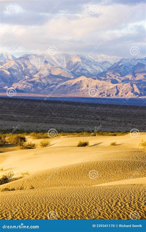 Stovepipe Wells Sand Dunes, Death Valley National Park, Californ Stock ...