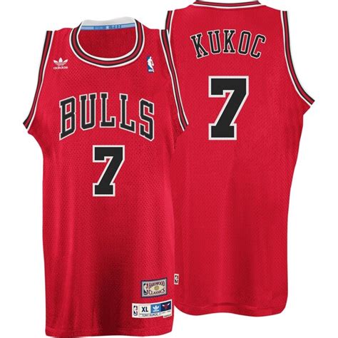 adidas Toni Kukoc Chicago Bulls Throwback Swingman Jersey - Red - NBA Store