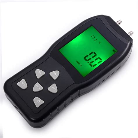 Digital Manometer Differential Air Pressure Gauge With Lcd Display ...