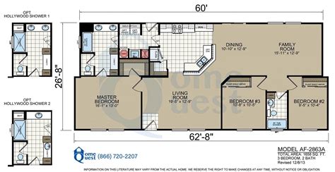 Champion Manufactured Home Floor Plans for sale, California