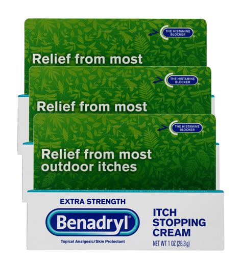 Benadryl Benadryl Extra Strength Itch Relief Cream, Topical Analgesic ...