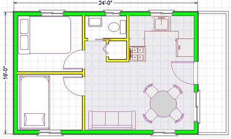 16 X 24 Cabin Floor Plans With Loft - floorplans.click