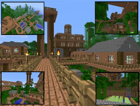 Minecraft - Jungle Village by Virenth on DeviantArt