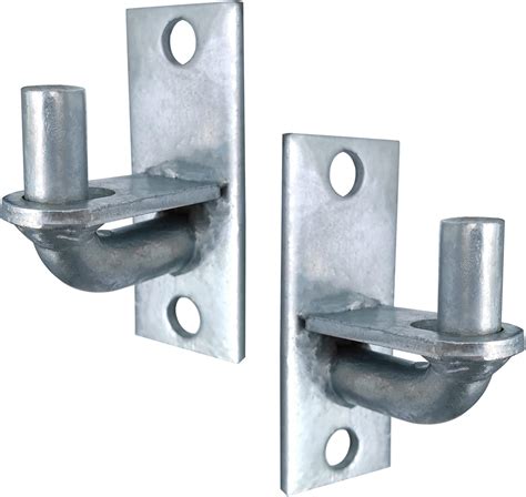 Buy 2 Pack Wall Mount Gate Hinges, Heavy Duty Farm Gate Hinges, Chain ...